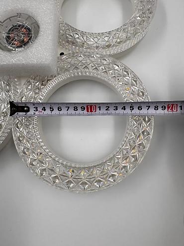 Led çilçıraqlar: Led Çılçıraq, 4 və daha çox lampa, Xrustal — 4