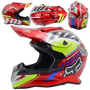 Шлемы: Мотошлем кроссовый (интеграл с визором-пиком) - Тип: полноразмерный — 17