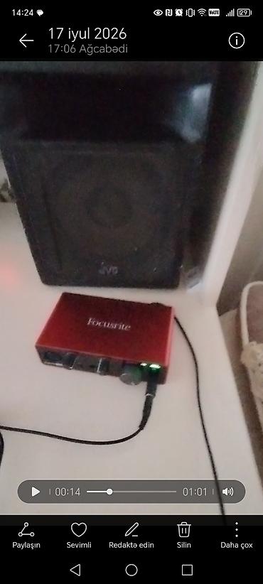 монитор баку: Səs yama studiosu Satılır: Komple kompüter və musiqi istehsalı üçün — 3