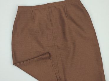 spódnice skórzane brązowa: Skirt, M (EU 38), condition - Good