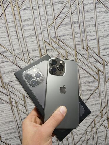 Apple iPhone: IPhone 13 Pro, 128 GB, Black Titanium, Face ID