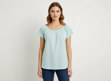 bluzki z krótkim rękawem oversize: Yups, Жіноча блуза, розмір L