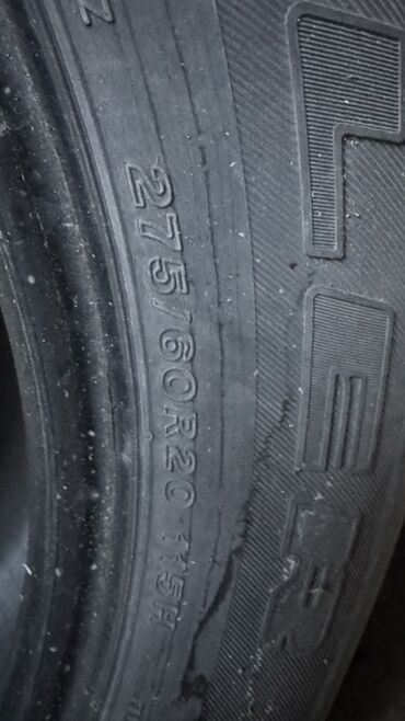 шиналар: Шиналар 275 / 60 / R 20, All-season, Комплект, Жол тандабастар (АТ/МТ), Bridgestone