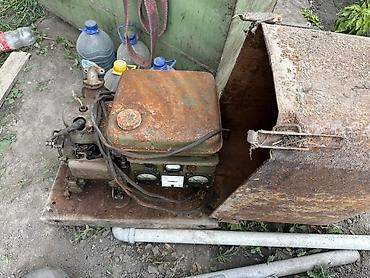 Полевой бензогенератор (военный/стационарный тип) на металлическом