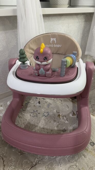 сколько стоит автокресло: Детские ходунки Lining Baby - Цвет: пудрово‑розовый с белыми