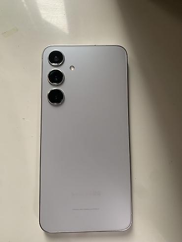 внешний бокс: Samsung Galaxy S24+, Б/у, 256 ГБ, цвет - Серебристый, 1 SIM, eSIM — 2