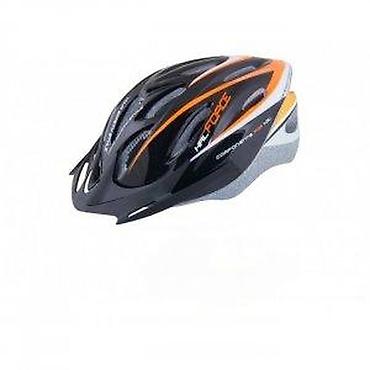 shimano technium najlon: KACIGA FORCE HAL, CRNO-ORANGE-BELA, L/XL | 19 rupa, sadrži beli i — 6