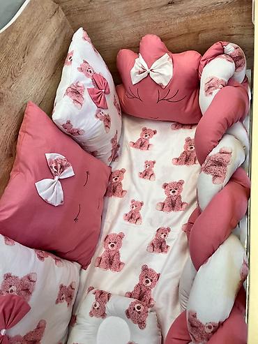 oyuncaq masinlar: №: 16284 Məhsulun adı: Uşaq dəsti Hello Kids, pambıq, çəhrayı, 7 əd — 2