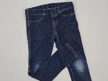 rajstopy aldi: Spodnie jeansowe, H&M, 5-6 lat, 116, stan - Bardzo dobry — 1