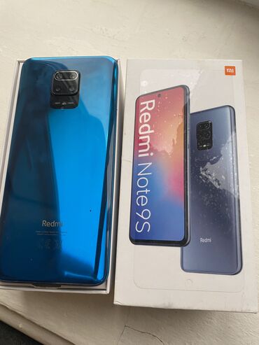 Xiaomi: Xiaomi Redmi Note 9S, 128 GB, rəng - Göy, 
 Barmaq izi