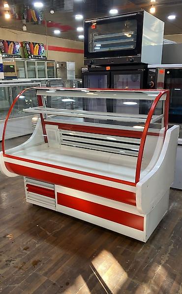 Mağaza/kafe üçün soyuducu vitrindir. - Material: şüşə vitrin ön və