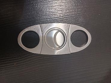 pro siqar: İki tərəfli bıçaqlı siqar kəsici - Material: metaldan hazırlanmış — 1