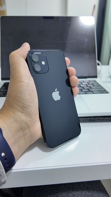 iphone 12 купить бу: IPhone 12, Новый, 128 ГБ, Черный, Чехол, 83 %