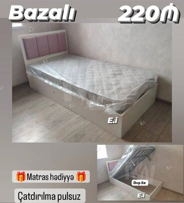 TV altlığı: Yeni, Təknəfərlik çarpayı, Bazalı, Matras ilə