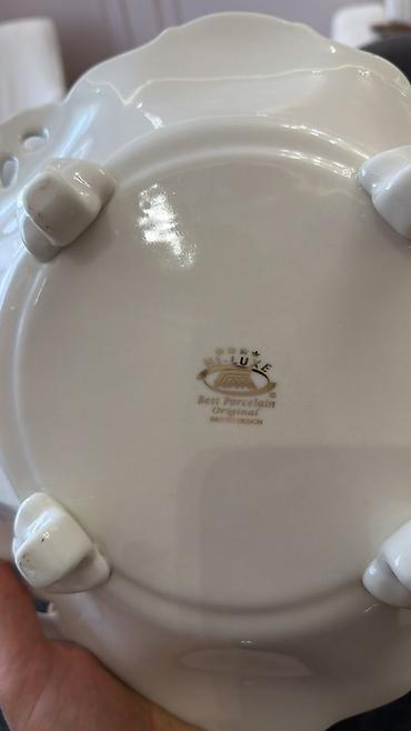 Qab-qacaq və mətbəx ləvazimatları: Hiluxe Best Porcelain qab – orijinal British Design. - Material — 2
