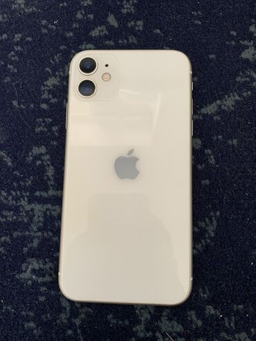 11 iphone: IPhone 11, Б/у, 128 ГБ, Белый, 100 %