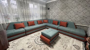 купить диван кожаный: Модулдук диван, Жаңы