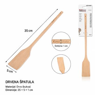 KMT Velika nož za drvena lopata 5412530 Opis: Praktična drvena