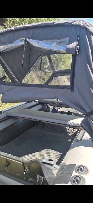 Охота и рыбалка: Надувная лодка RiverBoats с мотором Tohatsu, 18 л.с (Япония) Лодка — 5