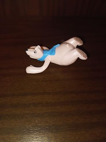oyuncaq tapança: Kinder💥 Balaca plastik ağ ayı fiquru - Material: sərt plastik - Rəng — 3
