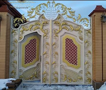 Həyət darvazaları: Metal EN MMC olaraq istədiyiniz forma və ölçüde demir işlerinin — 6