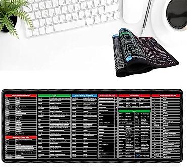 logitech mx: Коврик для стола/мыши с памяткой горячих клавиш - Формат: удлинённый — 1