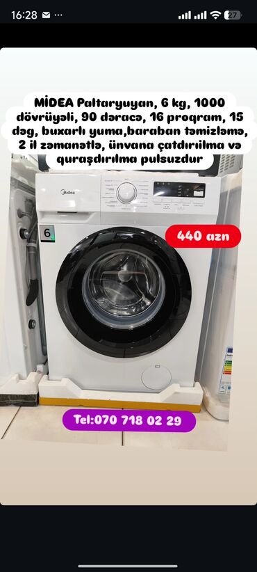 Paltaryuyan maşınlar: Paltaryuyan maşın 6 kq -da lalafo.az — 2 Paltaryuyan maşınlar: Paltaryuyan maşın 6 kq — 2