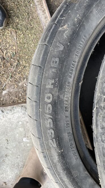 ось на прицеп: Шины 235 / 50 / R 18, Лето, Б/у, Пара, Легковые