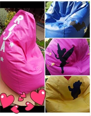 Fotelje: Novi Lazy bagovi, sašiveni duplim šavom sa koncem extra jačine. Naše — 3