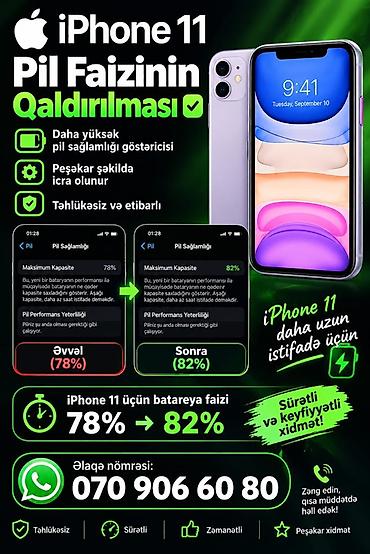iphon x: IPhone 11, 128 GB, Ağ — 1