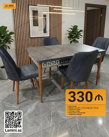 Ev və bağ: Masa dəsti – La Mini - Mexanizm: açılan - Ölçülər: açıq 80×170 sm — 1
