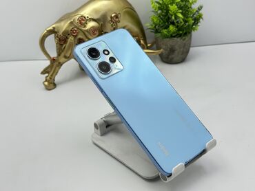 карты памяти transcend для планшетов: Redmi, Redmi Note 12, Колдонулган, 128 ГБ, түсү - Көгүлтүр, 2 SIM