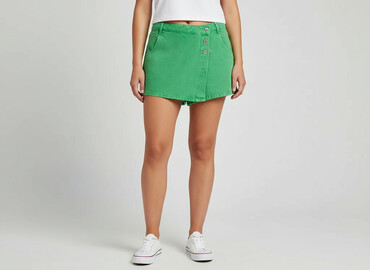 zielone plisowane spódnice reserved: Sinsay, Shorts for women, size XL