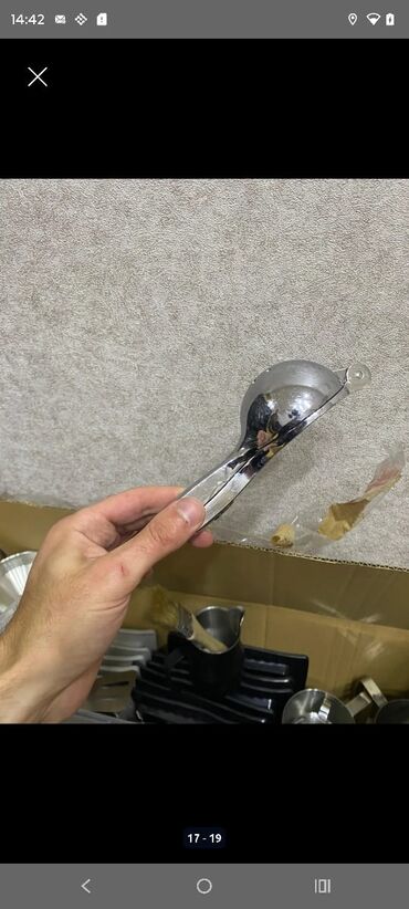 Digər mətbəx aksesuarları: Mətbəx və içki hazırlama aksesuarları dəsti Pincet 2.50 azn Savok 6 — 17