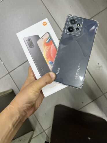 Redmi: Redmi, Redmi Note 12, Б/у, 128 ГБ, цвет - Синий, 1 SIM, 2 SIM, eSIM
