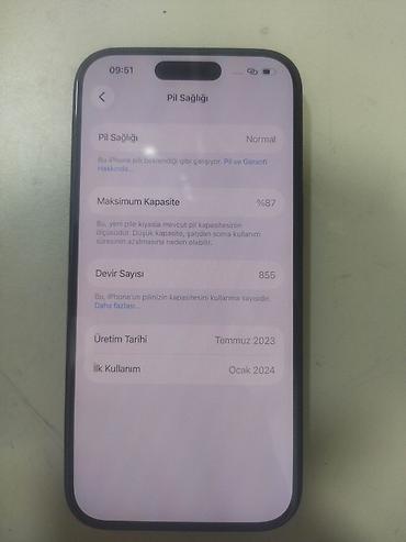 ikinci əl iphone 15: IPhone 15, 128 GB, Jet Black, Barmaq izi, Simsiz şarj, Face ID — 5