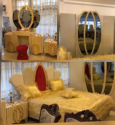 qaraj kirayə: *990₼ yeni YATAQ mebeli vitrin mal*‼️ Matras yoxdu Ünvan:-xırdalan — 1