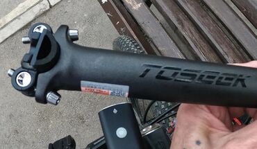 Шлемы: Карбоновый подседел "Toseek" 350 mm. - 30,8mm. - 1800 сом. Либо — 11