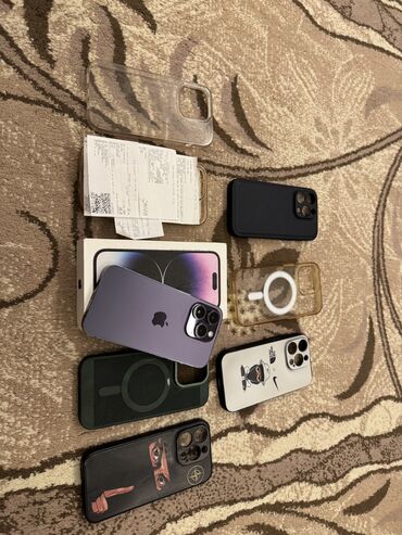 айфон 14 про макс копия цена: IPhone 14 Pro, Колдонулган, 256 ГБ, Deep Purple, Каптама, Кабель, 100 %