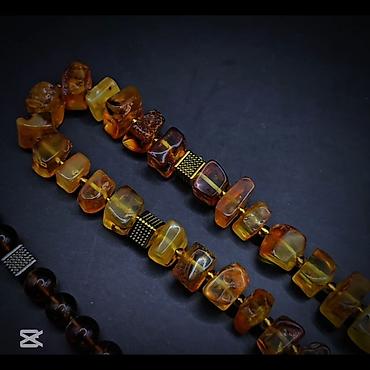 Bijuteriya: Təbii kəhrəbadan təsbeh kolleksiyası qiymətlər 200_250azn - Material — 2
