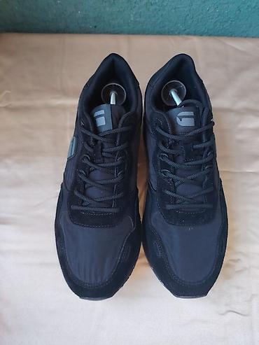 air force pertle: G-Star RAW muške patike – crne, lifestyle/retro running stilUg 28cm - — 1