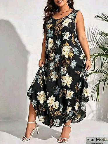 bata rs: Letnja maxi haljina bez rukava – Emi Moda, Made in Italy - Kroj — 3