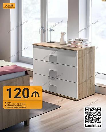 Komodlar: Komod – La Mini - Ölçülər: D 40 x H 90 x U 90 sm - Rəng seçimi — 1