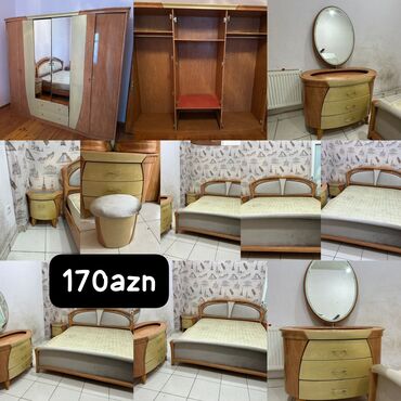 спальная мебель в баку цены: İkinəfərlik çarpayı, Dolab, Komod, Termo, İşlənmiş