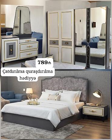 İkinəfərlik çarpayı, Dolab, Termo, 2 tumba, İşlənmiş
