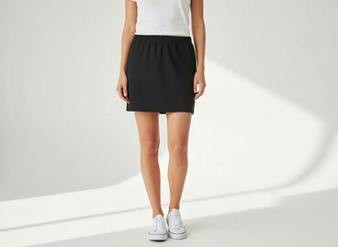 prążkowane spódnice midi: Women`s skirt, size S