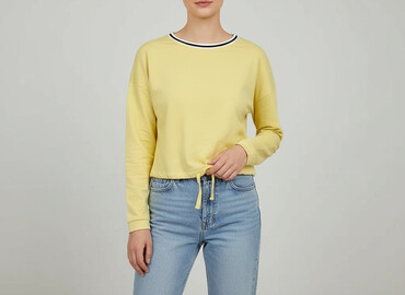 żółte bluzki mohito: H&M, Women's blouse, size S