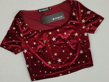 czerwone t shirty tommy hilfiger: Top XS, stan - Idealny