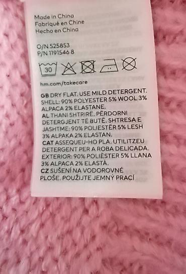 tifani dzemperi: Dzemper roze H&M. Vrlo mek i topao, divne boje. U dobrom stanju — 5
