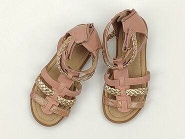 turkusowe sandały na koturnie: Sandals 15 and less, Used